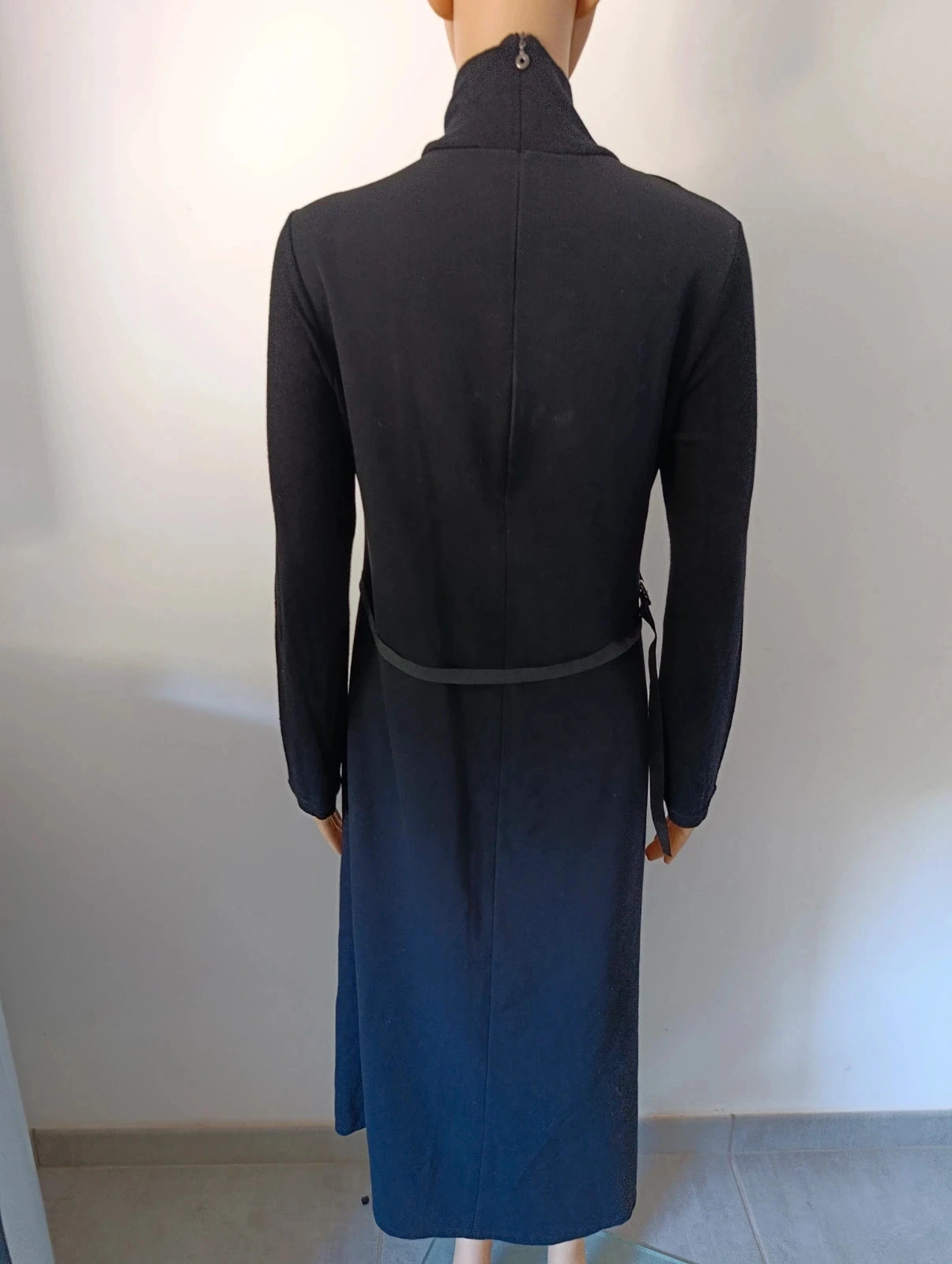 Vestido largo DECA Paris Carla negro – Talla 1 – Fabricado en Francia – photo 7
